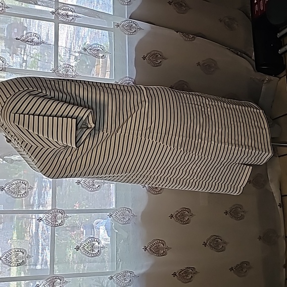 Palm Moss(Green) Striped T-Shirt Dress - Picture 5 of 11